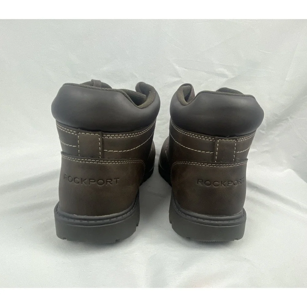 Rockport Ridgeview Boot CJ1571 Mens 11.5 Brown Nubuck Lace Up Casual Dress Boots
